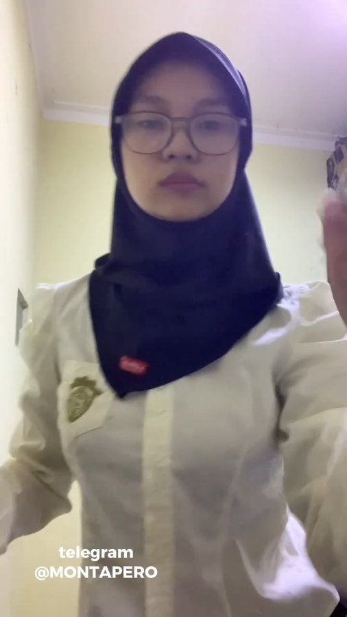 masih sempit  polos hijab pulang sekolah langsung bikin vid riview disuruh kaka kelas